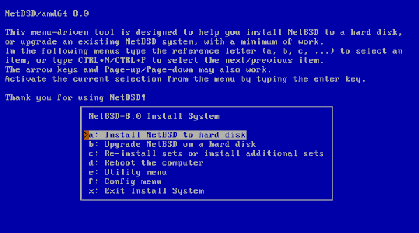 NetBSD QEMU Installation